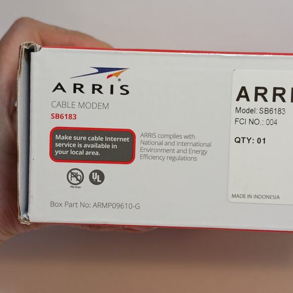 ARRIS Surfboard SB6183 Docsis 3.0 Cable Modem White Compatible Spectrum Xfinity - Picture 8 of 13